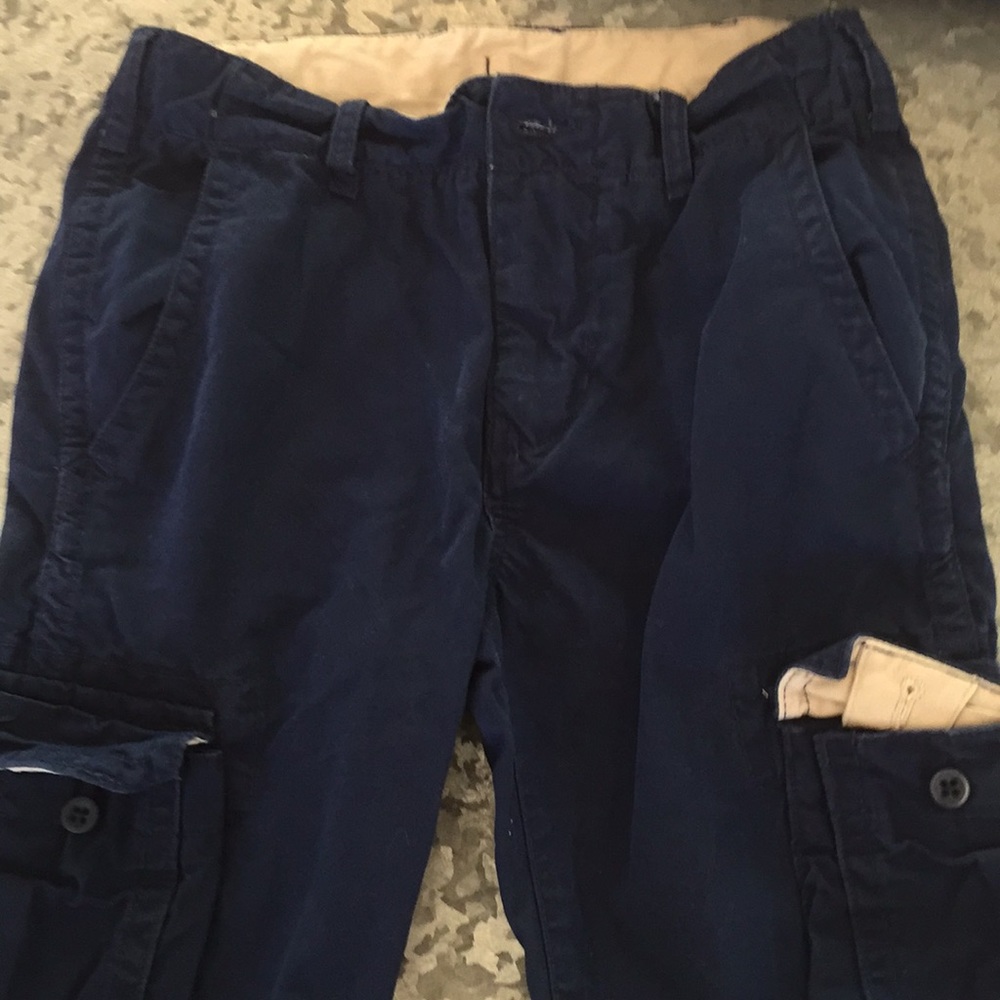 Gap blue cargo pants.